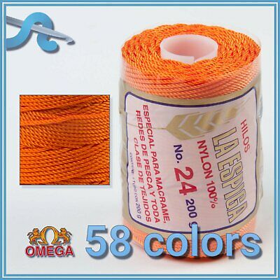Espiga No.24 - 100% Nylon Omega String Cord For Knitting And Crochet | Strong Me