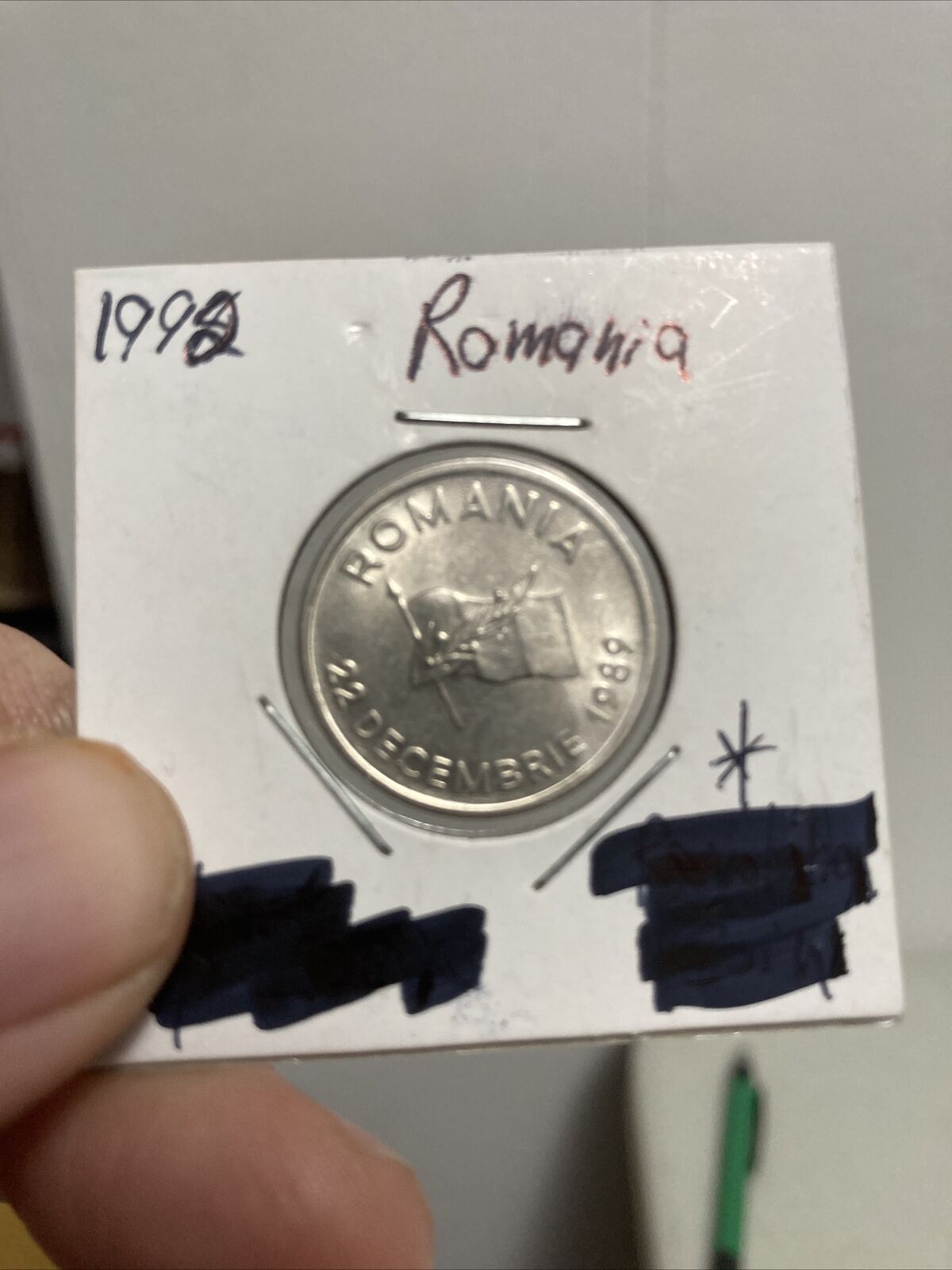1992 Romania Revolution Coin