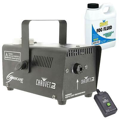 Chauvet H-700 Hurricane 700 Fog Smoke Haze Effect Machine Includes Fluid Remote