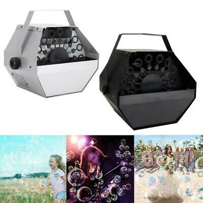 Bubble Machine Automatic Maker Auto Effects Machine Wedding Party Black/silver