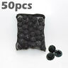 50pcs Aquarium 1" Bio Balls Filter Media New Design W/ Zipper Media Mess Bag