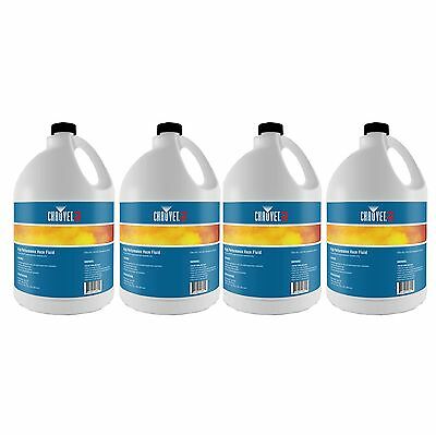 (4) Gallon Bottles Chauvet Dj Hfg Fluid For Hurricane Haze 2d Smoke Fog Machine