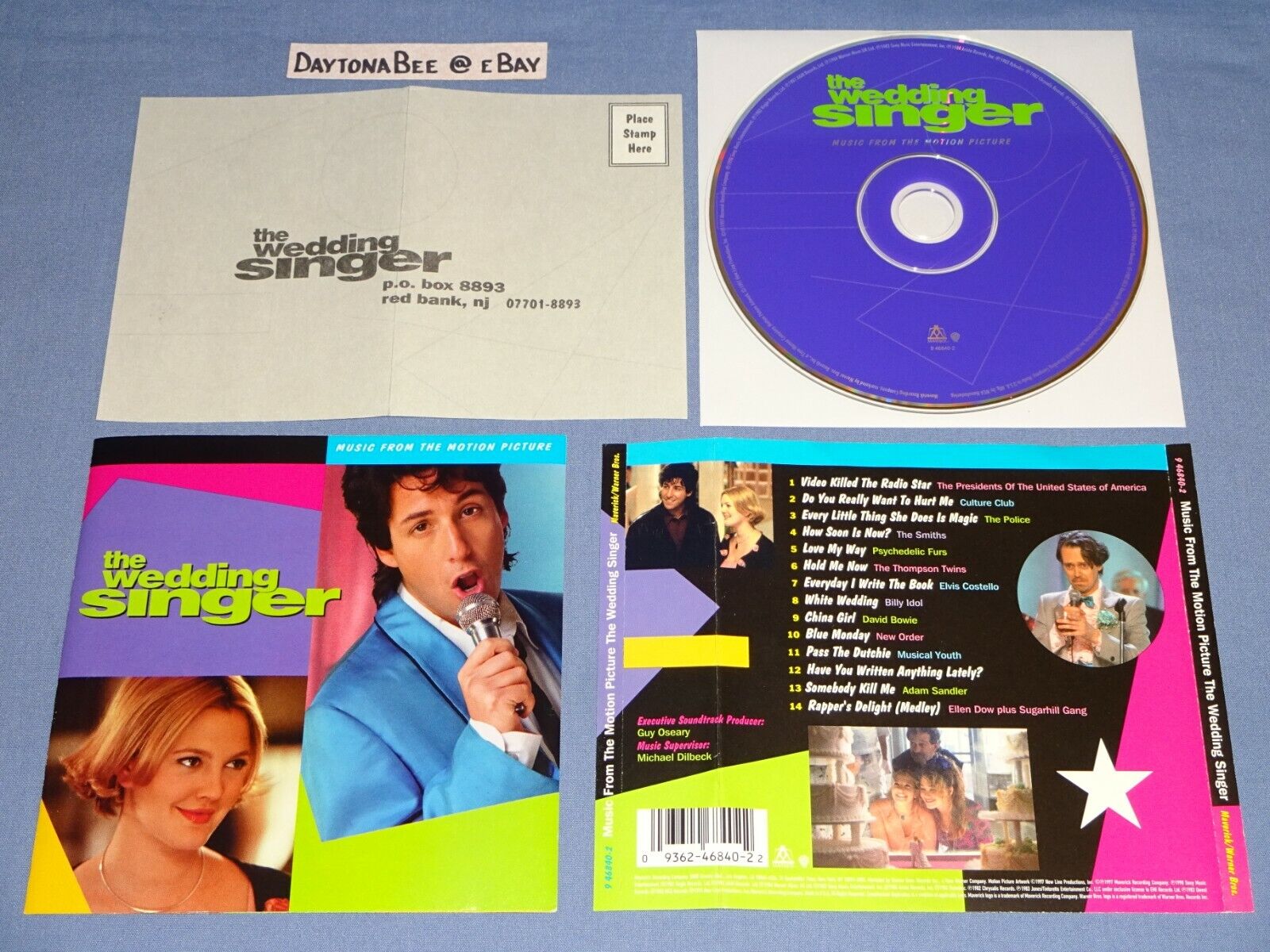 The Wedding Singer Soundtrack 1997 Cd David Bowie Billy Idol Psychedelic Furs