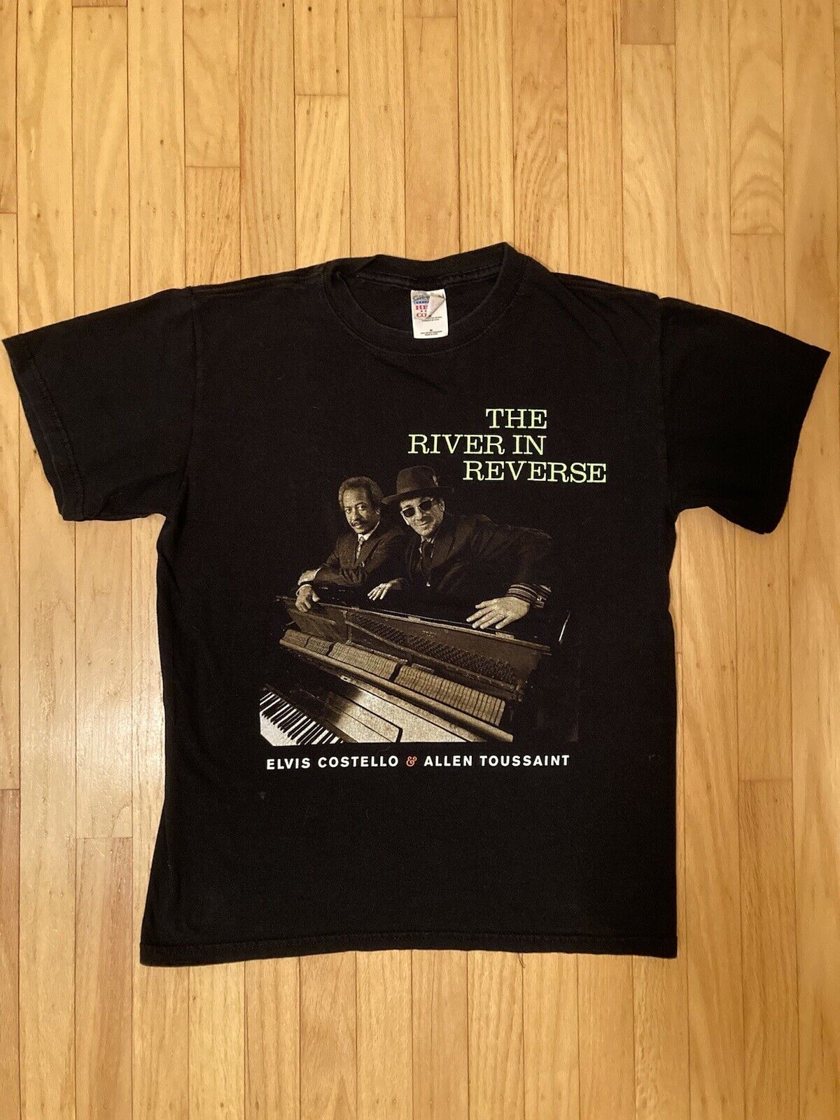 Elvis Costello & Allen Toussaint ‘river In Reverse’ Tour T-shirt Vintage Size M