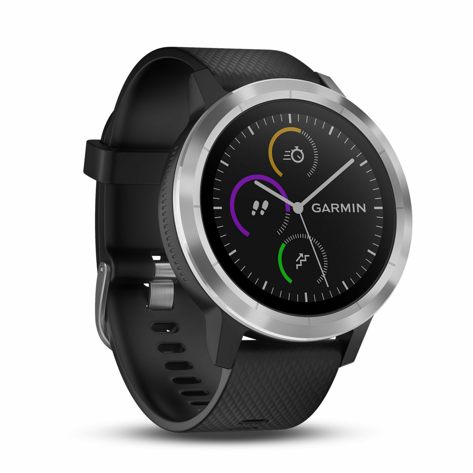 Garmin Vivoactive 3 Black W/ Stainless | 010-01769-01 | Authorized Garmin Dealer