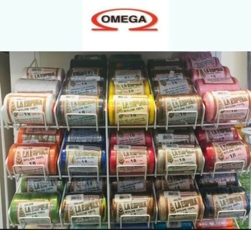 La Espiga Nylon Crochet Thread Size 18 - Omega  #18 Various Colors Available