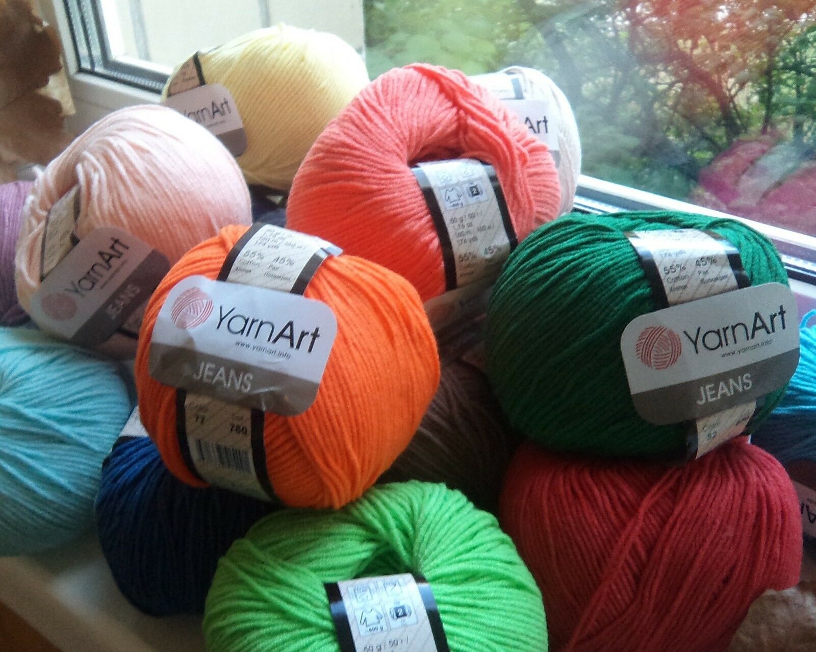 Yarn Yarnart Jeans Cotton Yarn Acrylic Cotton Thread Crochet Cotton 50g