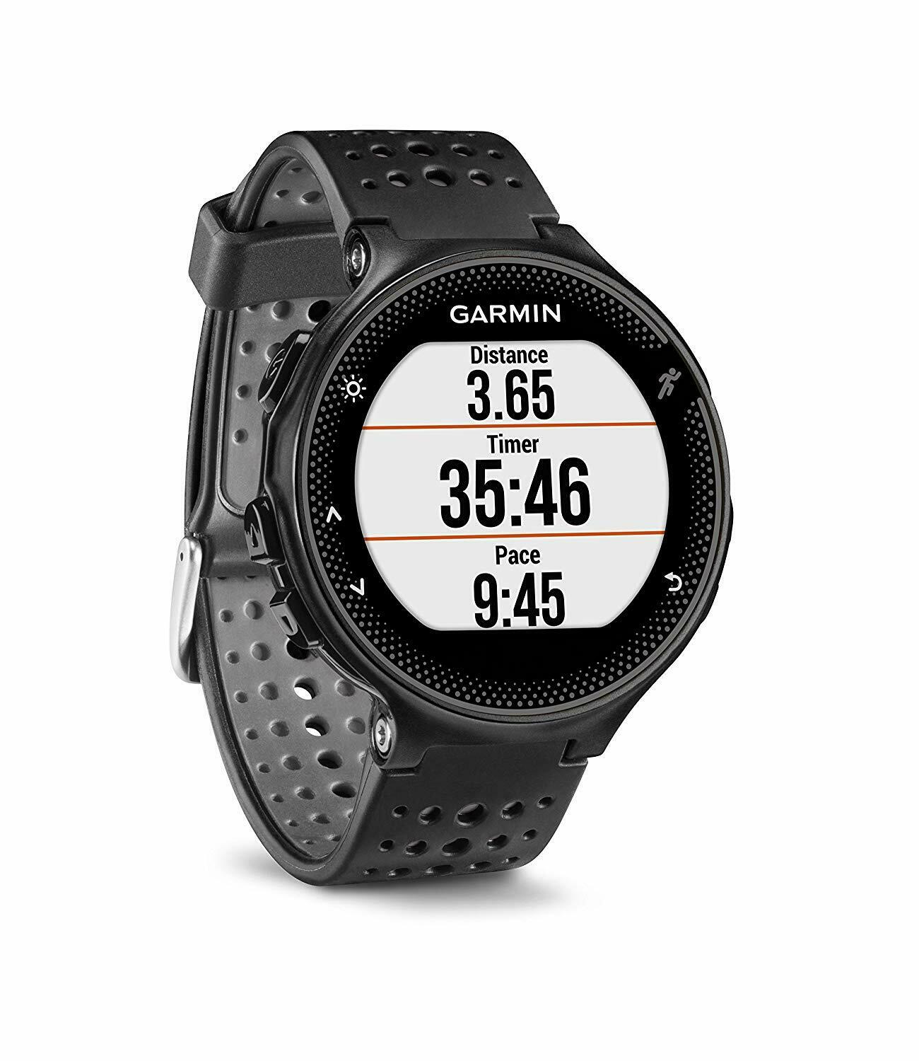 Garmin Forerunner 235 Black And Gray Gps And Glonass Running Watch 010-03717-54